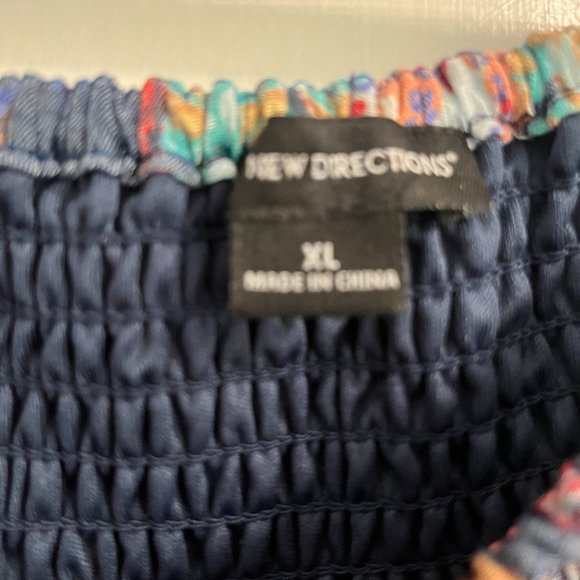 New Directions XL off the shoulder bohemian shift dress.  $35 - Picture 2 of 3